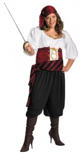 Plus Size Female Pirate Costume