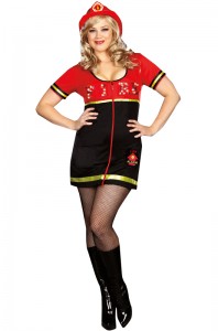 Plus Size Firefighter Costume