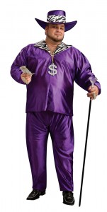 Plus Size Pimp Costume