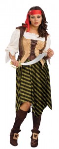 Plus Size Pirate Wench Costume