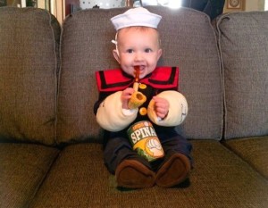 Popeye Infant Costume