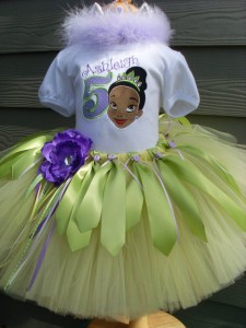 Princess Tiana Tutu Costume