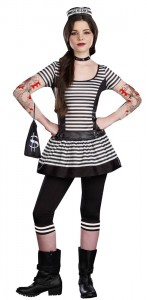 Prisoner Costume for Girls