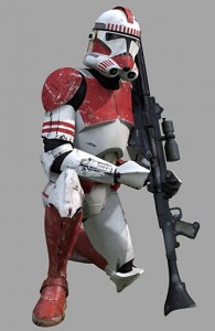 Red Clone Trooper Costume