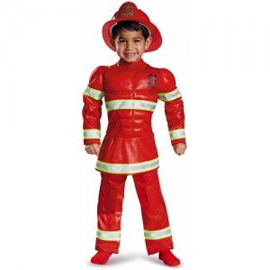 Red Fireman Costume