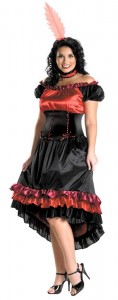 Saloon Girl Costume Plus Size