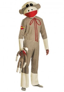 Sock Monkey Costume Men