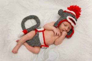 Sock Monkey Costume for Baby