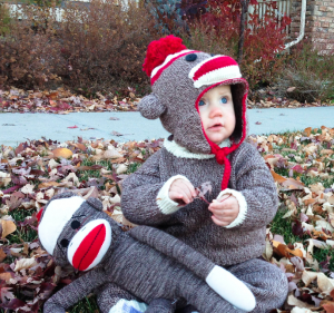 Sock Monkey Toddler Costume