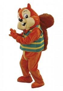 Squirrel Mascot Costume