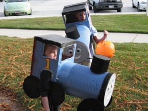 Thomas the Train Costume DIY