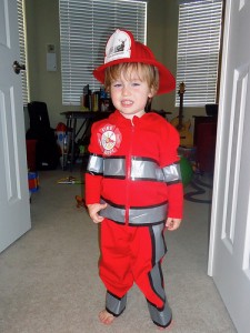 Toddler Firefighter Costume