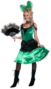 Vintage Saloon Girl Costume